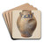 Jar by Charles Caseau Art Drink Coaster set Jar by Charles Caseau Art Drink Coaster set