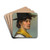 Bauernmdchen in Tracht by Hermann Lindenschmit Drink Coasters - set of 4