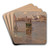 A View on the Scheldt by Frans Hens Art Drink Coaster set
