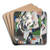 Composition by Thorvald Hellesen Art Drink Coaster set