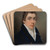 Portrait of a Gentleman by John Cox Dillman Engleheart Art Drink Coaster set