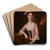 Portrait of Katherine Watson Southwell (d. 1765) holding a book by Enoch Seeman Art Drink Coaster set Portrait of Katherine Watson Southwell (d. 1765) holding a book by Enoch Seeman Art Drink Coaster set
