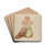 Dress by Marie Alain Drink Coasters - set of 4