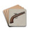 Gun by Jay Katz Drink Coasters - set of 4