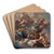 Sketch For a Ceiling Fresco by Giovanni Domenico Ferretti Art Drink Coaster set