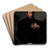 Portrait of a virile man by Girolamo Da Carpi Art Drink Coaster set