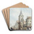 Tour d'Alexandre, restes de l'abbaye Saint Victor (Tour d'angle des btiments abbatiaux). by Auguste-Sbastien Bnard Art Drink Coaster set