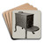 Box Stove by Charles Von Urban Art Drink Coaster set Box Stove by Charles Von Urban Art Drink Coaster set