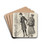 The latest things in Men's styles by Charles Dana Gibson Drink Coasters - set of 4
