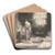 Faust by Rembrandt van Rijn Art Drink Coaster set
