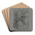 Christ's Fall under the Cross by Jean Antoine Verschaeren Art Drink Coaster set
