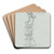 Standing Man by Nicaise De Keyser Art Drink Coaster set