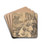 The Deposition by Richard Cosway Drink Coasters - set of 4
