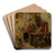 Painting the Madonna by Gerolamo Induno Art Drink Coaster set