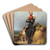 Portrait of William II,King of the Netherlands by Jan Adam Kruseman Art Drink Coaster set Portrait of William II,King of the Netherlands by Jan Adam Kruseman Art Drink Coaster set
