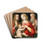 Madonna with Child and Saints John the Baptist and Girolamo by Andrea del Brescianino Drink Coasters - set of 4