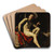 Amor Vincit Omnia by Orazio Riminaldi Art Drink Coaster set