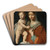 Virgin And Child by After Bernardino Luini Art Drink Coaster set