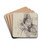 Hand with Barrel by James Ensor Drink Coasters - set of 4