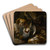 Hunting Still Life by Jan Fyt Art Drink Coaster set Hunting Still Life by Jan Fyt Art Drink Coaster set