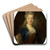Female portrait by Nicolas de Largillire Art Drink Coaster set