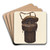 Bucket by Leslie Macklem Art Drink Coaster set
