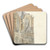 De Oude Kerk te Amsterdam by Johan Adolph Rust Art Drink Coaster set De Oude Kerk te Amsterdam by Johan Adolph Rust Art Drink Coaster set