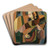 Le Joueur De Luth by Mara Blanchard Art Drink Coaster set