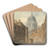 St. Paul's Cathedral from St. Martin's-le-Grand by Thomas Girtin Art Drink Coaster set