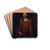 Man in a Fur-lined Coat by Rembrandt van Rijn Drink Coasters - set of 4
