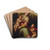Madonna and Child with the infant Saint John the Baptist by Giovanni Battista Naldini Drink Coasters - set of 4