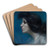 Mrs. Patrick Campbell by Alice Pike Barney Art Drink Coaster set