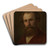 Self-Portrait by Aleksander Kotsis Art Drink Coaster set