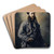 Portrait on an Unknown Englishman by Frank Buchser Art Drink Coaster set