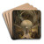 Interior of a CapuchinConvent by Franois-Marius Granet Art Drink Coaster set