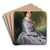 Portrait of Augusta Wichrow by Franz Xaver Winterhalter Art Drink Coaster set