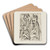 Gewecke und Erna by Ernst Ludwig Kirchner Art Drink Coaster set