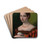 Portrait of a Lady by Michele Tosini Drink Coasters - set of 4