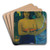Two Tahitian Women by Paul Gauguin Art Drink Coaster set Two Tahitian Women by Paul Gauguin Art Drink Coaster set