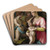 Charity by Andrea del Sarto Art Drink Coaster set