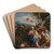 The Rest on the Flight into Egypt by Giuseppe Bartolomeo Chiari Art Drink Coaster set The Rest on the Flight into Egypt by Giuseppe Bartolomeo Chiari Art Drink Coaster set