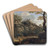 A Castle in a Wood by Gaspard Dughet Art Drink Coaster set