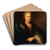 Portait of an Old Lady by Jan Maurits Quinkhard Art Drink Coaster set Portait of an Old Lady by Jan Maurits Quinkhard Art Drink Coaster set