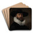 Portrait of Dirck Jansz. Pesser by Rembrandt van Rijn Art Drink Coaster set