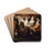 The Newspaper In The Countryside by Henry Fuseli Drink Coasters - set of 4