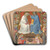 The Coronation of theVirgin by Sano di Pietro Art Drink Coaster set