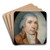 Portrait of a Gentleman by Charles Wilson Peale Art Drink Coaster set