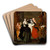 The Quack Doctor by Pietro Longhi Art Drink Coaster set