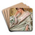 Portrait of Mrs Charles Rome by William Blake Richmond Art Drink Coaster set