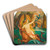 La Sirne by Armand Point Art Drink Coaster set
